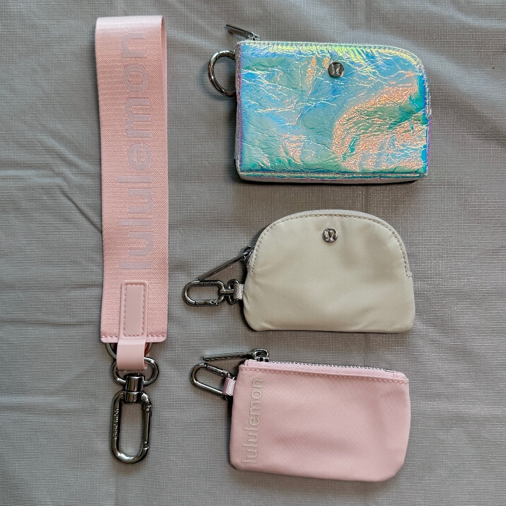 HOST PICK 💗 Custom Pink Lululemon Wristlet
